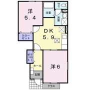 アドバンス銀河の森Ⅰの間取り画像