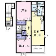 ウエストリバ－ヒルズの間取り画像
