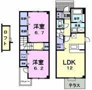 コータ・コート Bの間取り画像
