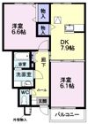 ビエント紫風Ⅰの間取り画像