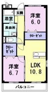 レジダンス・フルールの間取り画像