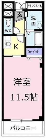 レジダンス・フルールの間取り画像