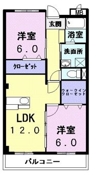 レジダンス・フルールの間取り画像