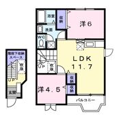 ラフィネ瑞穂の間取り画像