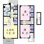 セレーノ本宿Bの間取り画像