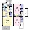 セレーノ本宿Bの間取り画像