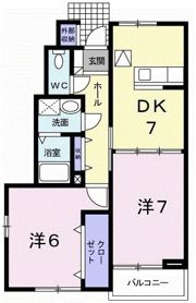 マロンハイツBの間取り画像