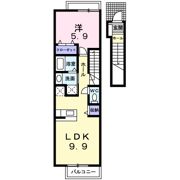 ソレアードⅡの間取り画像