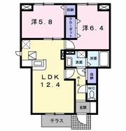 アヴァンツァートヴィレッジⅠの間取り画像