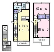 アヴァンツァートヴィレッジⅡの間取り画像