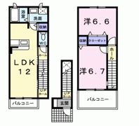 アヴァンツァートヴィレッジⅡの間取り画像