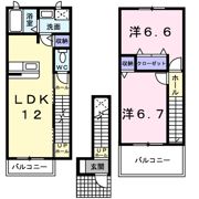 アヴァンツァートヴィレッジⅡの間取り画像