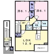 ソレアード カーサAの間取り画像