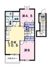エクセル笹木野の間取り画像