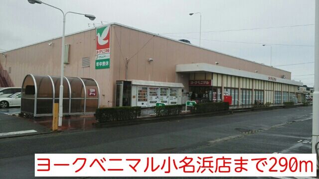 近くのヨークベニマル小名浜店まで290m（徒歩4分）