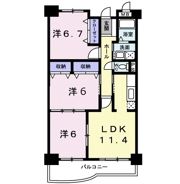 クラールの間取り画像