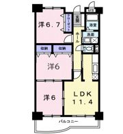 クラールの間取り画像