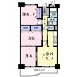 クラールの間取り画像