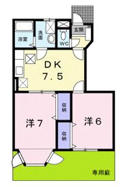 ラ・プレーヌの間取り画像