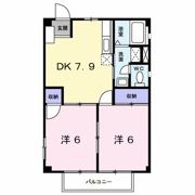 アレイ・ななみ Cの間取り画像