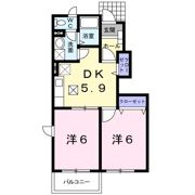 ヴィラージュK Aの間取り画像
