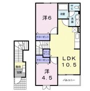 クワイエットヒル Y・Kの間取り画像