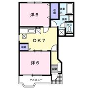 リバーウエストBの間取り画像
