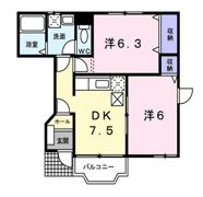 スイートとまと一番館の間取り画像