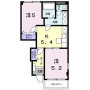 ニューはなみずきの間取り画像