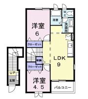 シャレットⅡの間取り画像