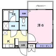 サニーヒル富士塚の間取り画像