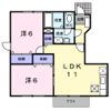 コスモスクェアAの間取り画像