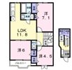 アイオーラⅡの間取り画像