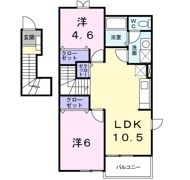 アビタシオンNⅠの間取り画像