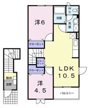 アルビオン Dの間取り画像