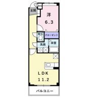 インテックスⅢ番館の間取り画像