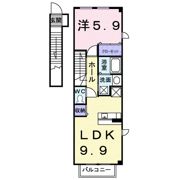 アベニューみなみの間取り画像