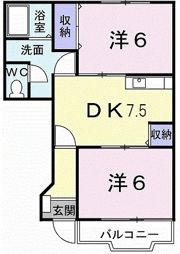 リッチモンド Βの間取り画像