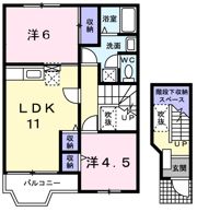 リッチモンド Βの間取り画像