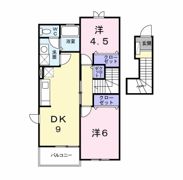 メゾンブリーズⅡの間取り画像