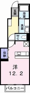 シングルカレントの間取り画像