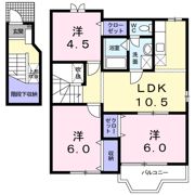 ピュア リブ Dの間取り画像