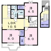 ピュア リブ Dの間取り画像