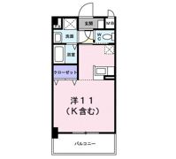 カルフ－ル緑井の間取り画像