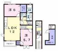 コンフォルターブルⅠの間取り画像