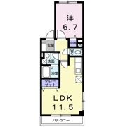 ヴェルデKNの間取り画像