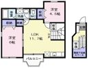 フロレスタカマクラⅠの間取り画像
