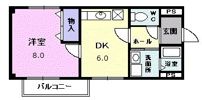 アルファルームYKの間取り画像
