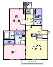 ドリーム・21 A棟の間取り画像