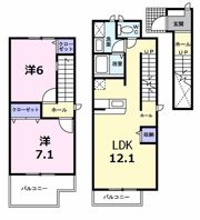 ドリーム・21 A棟の間取り画像